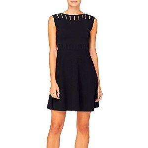 Black Catherine Malandrino Cutout Dress Womens Size Large
